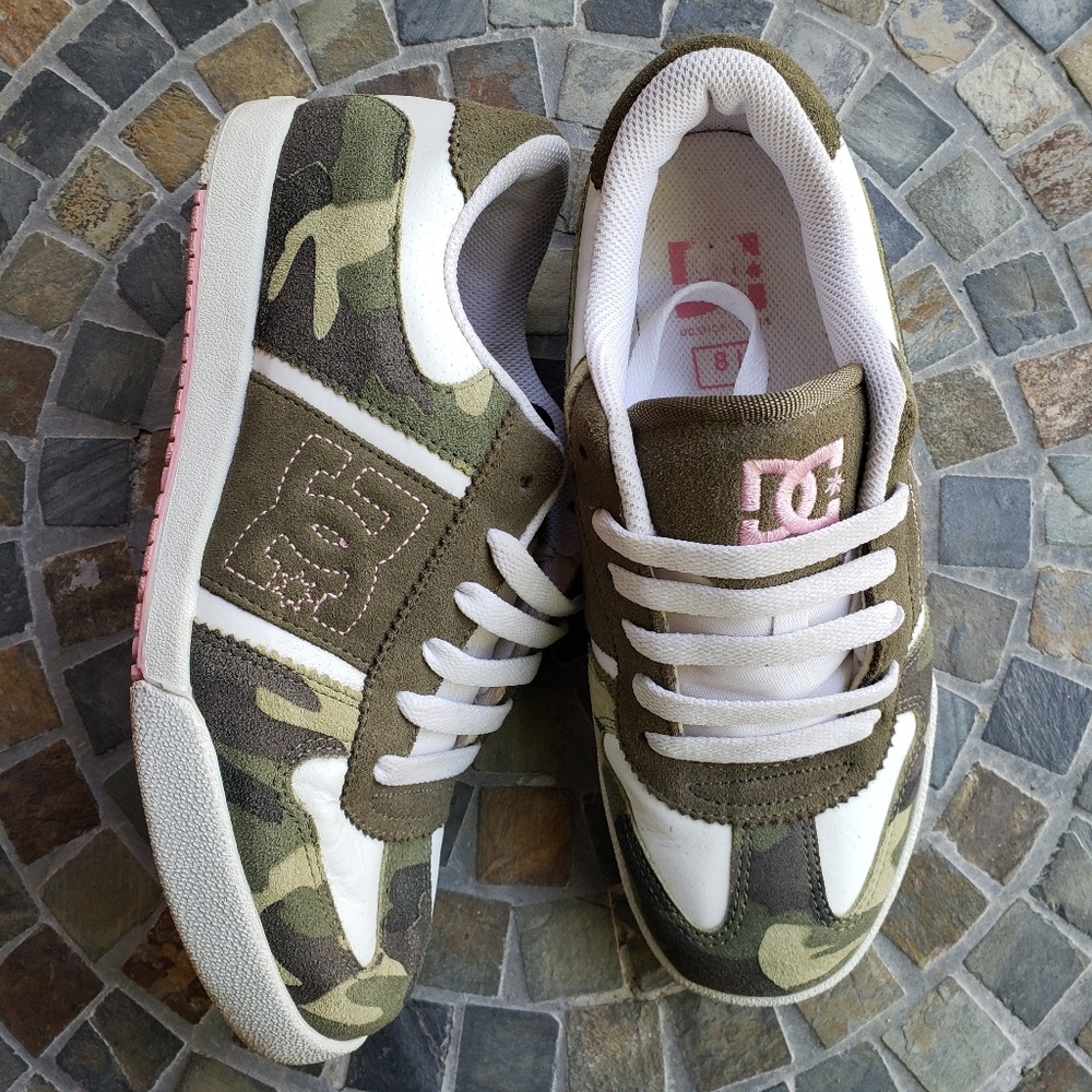 DC Shoe Company Camo Skateboard Sneakers